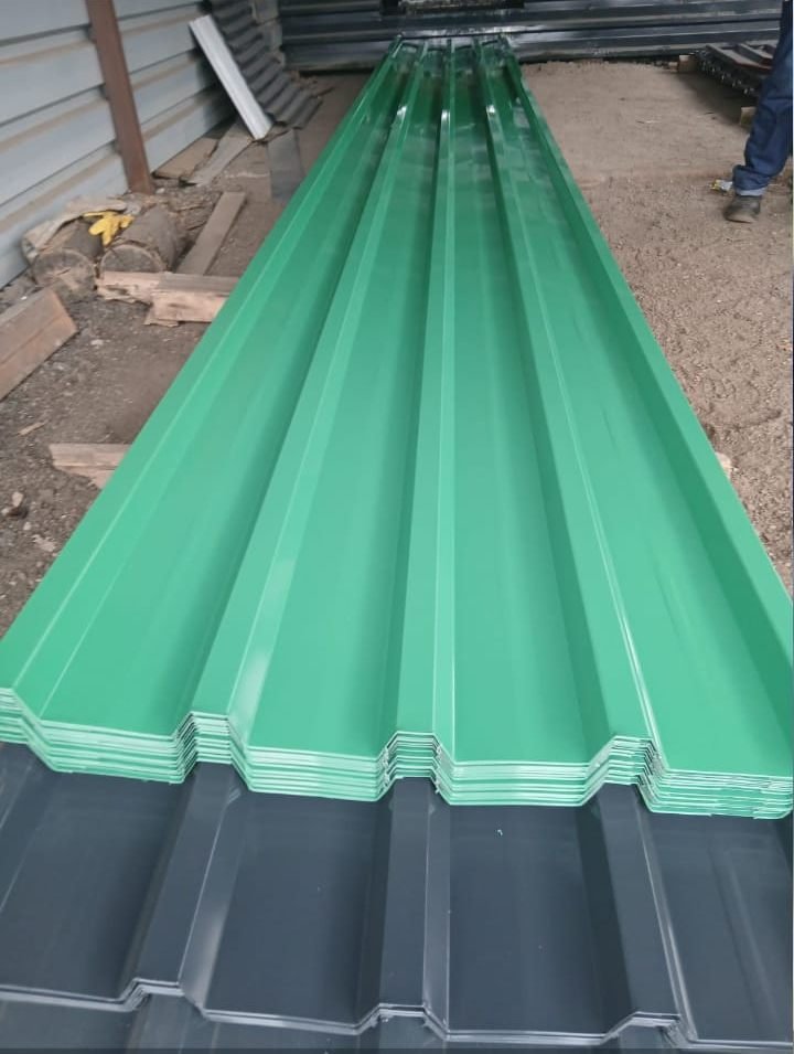 Green IBR roofing sheets